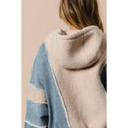 Denim | Fleece Zip Up Hoodie