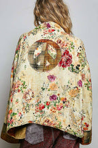 Reversible Floral Cardigan