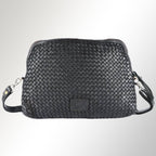 Woven Leather Crossbody