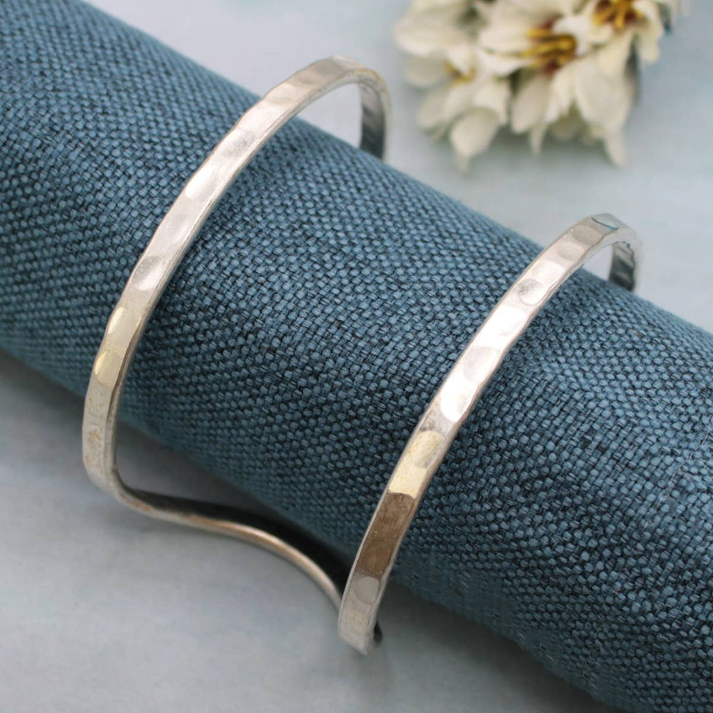 Hammered Wide Cuff