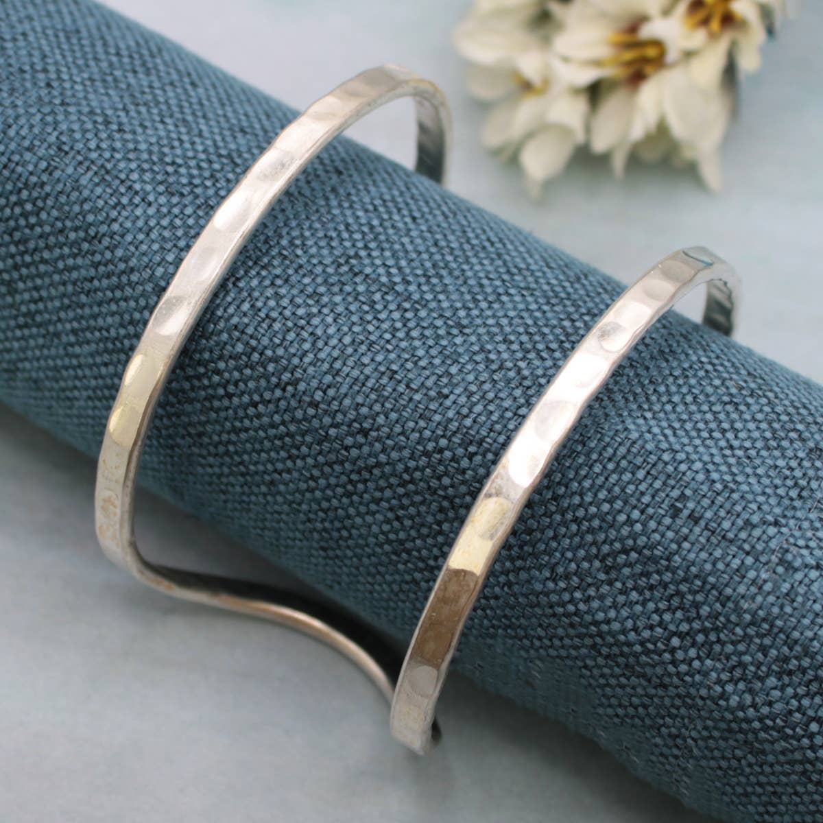 Hammered Wide Cuff