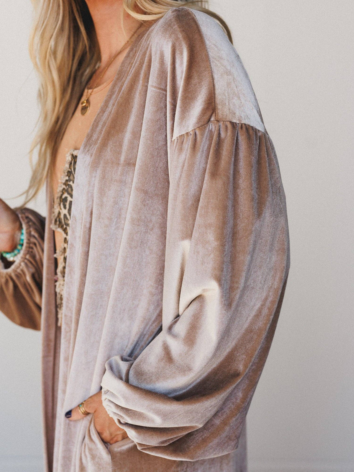 Velvet Duster Cardigan