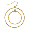 Textured Target Earrings