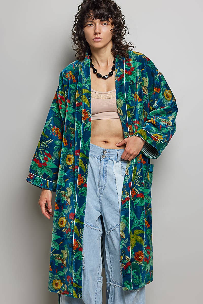 Velvet Kimono Robe