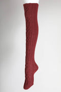 Cable Knit Knee-Highs