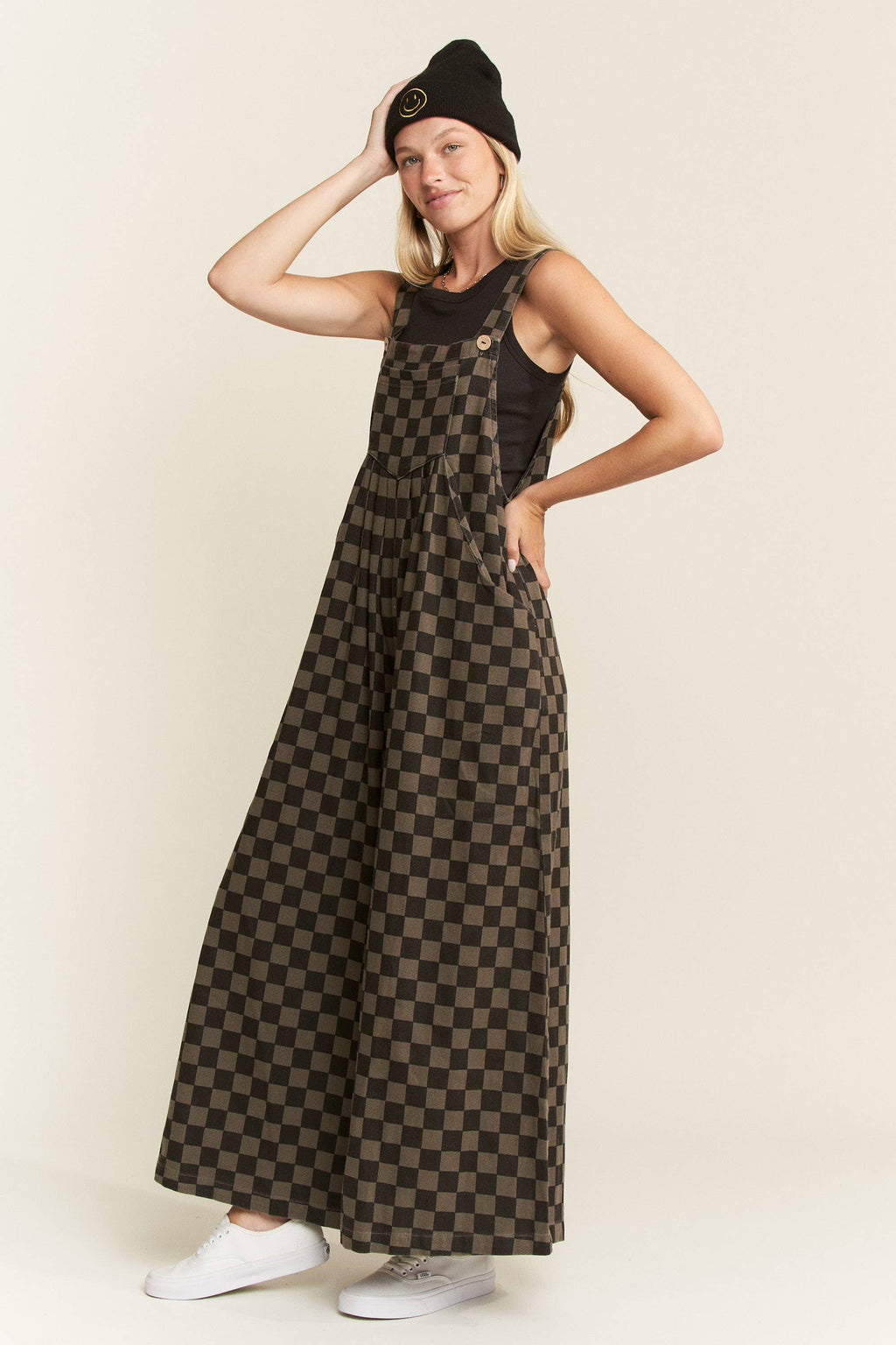 Checkered Overalls