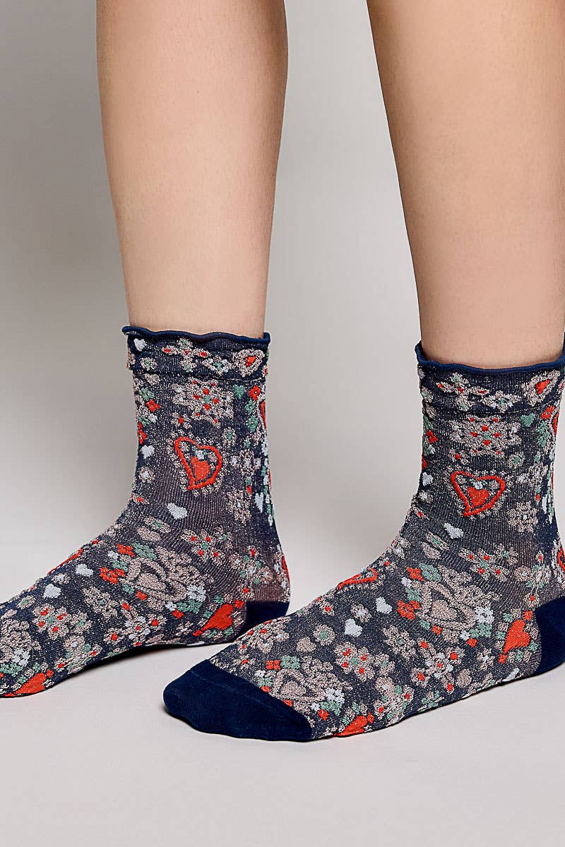 Flowers & Ruffles Socks