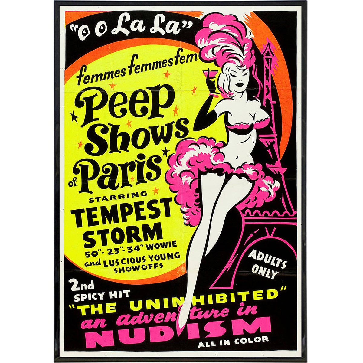 Peep Shows of Paris Print