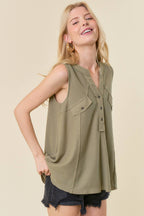 Waffle Oversized Henley