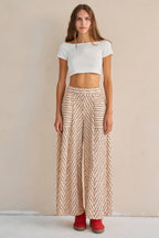 Stripe Wide Legs