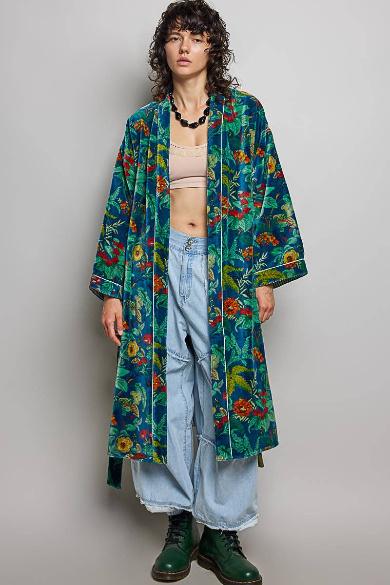 Velvet Kimono Robe