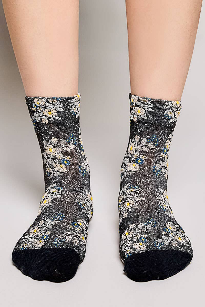 Flowers & Ruffles Socks