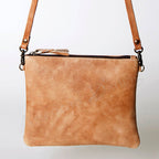 Vertical Leather Cross Body