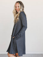 Long Sleeve Crewneck Dress