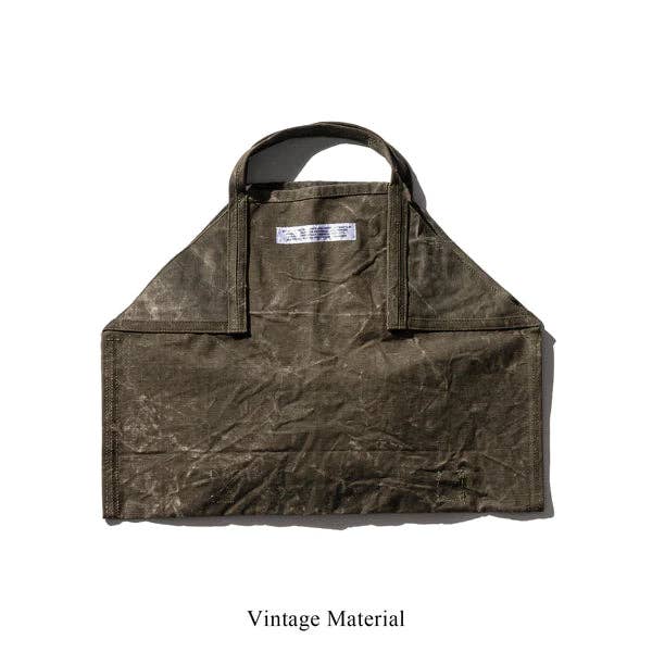 Upcycled Tent Firewood Carrier