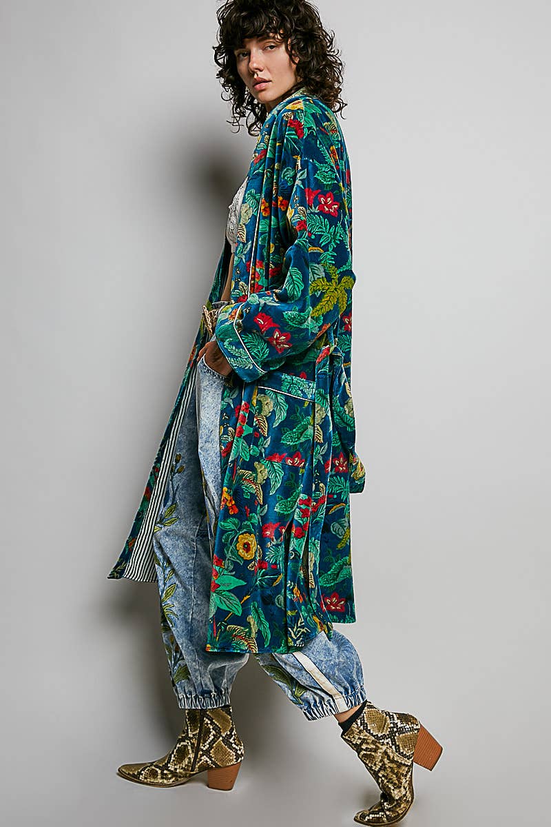 Velvet Kimono Robe