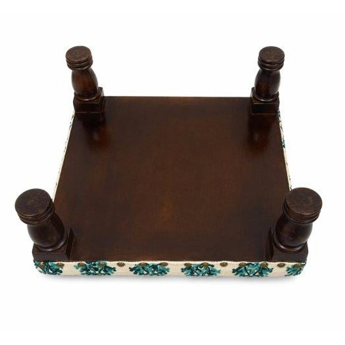 Embroidered Foot Stool