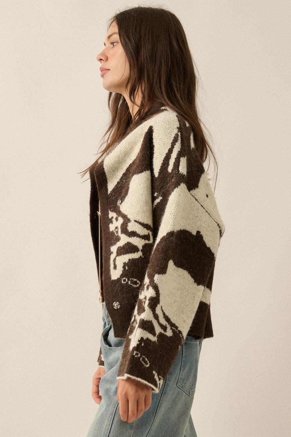 Abstract Jacquard Shacket