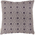Navy Checkered Pillow