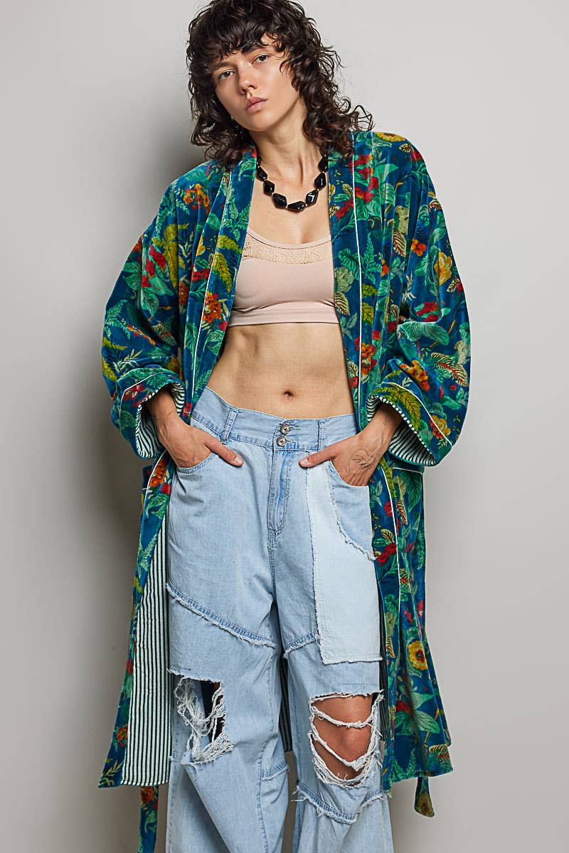 Velvet Kimono Robe