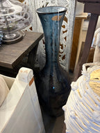 Tall Glass Floor Vase