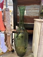 Tall Glass Floor Vase