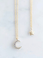 Moon | Stars Necklace Set