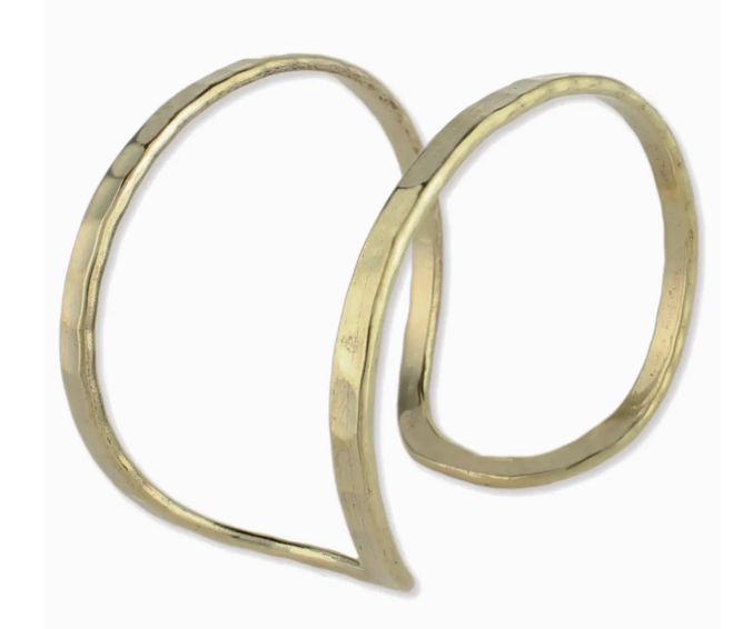 Hammered Wide Cuff