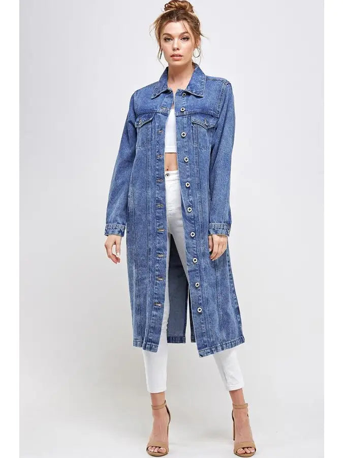 70's Denim Duster