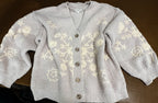 Floral Embroidered Cardigan