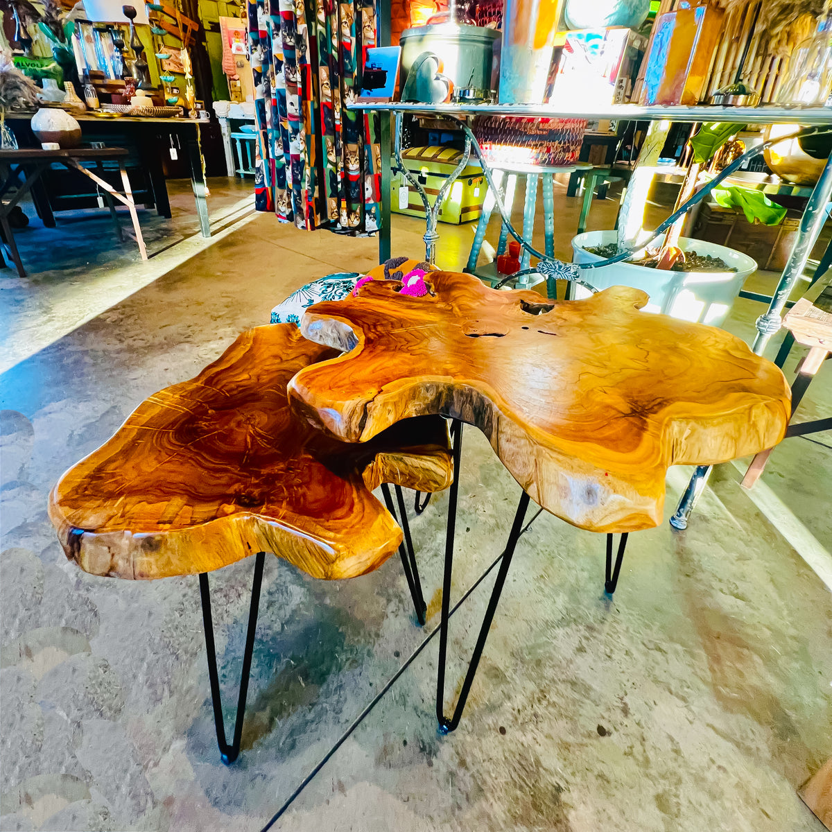 Teak Nesting Tables