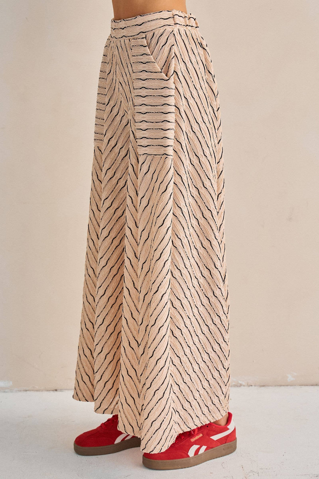 Stripe Wide Legs
