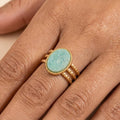 Beaded Triple Band