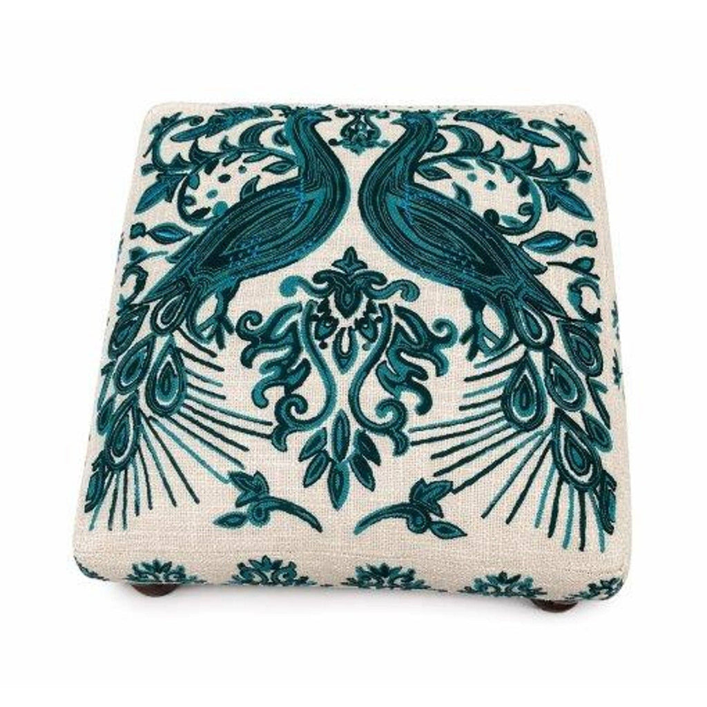 Embroidered Foot Stool