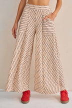 Stripe Wide Legs