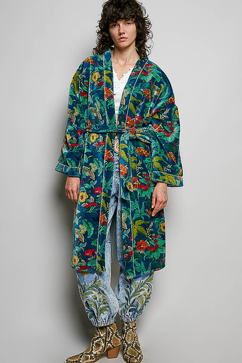 Velvet Kimono Robe