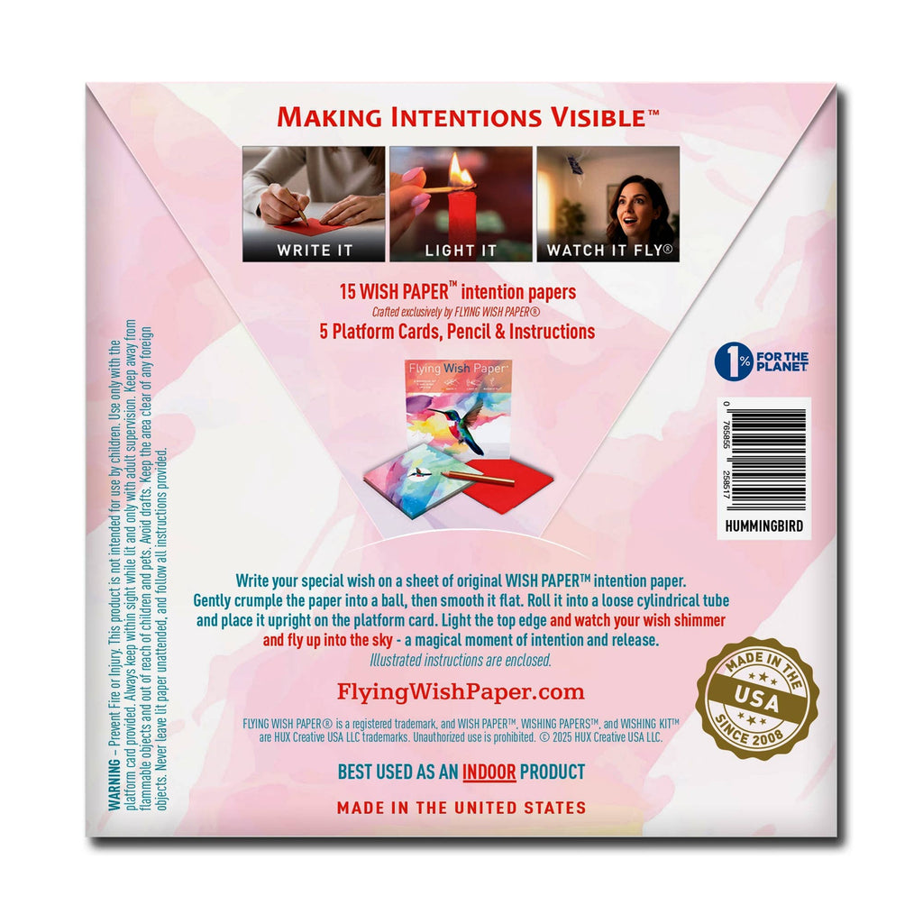 HUMMINGBIRD | Flying Wish Paper®