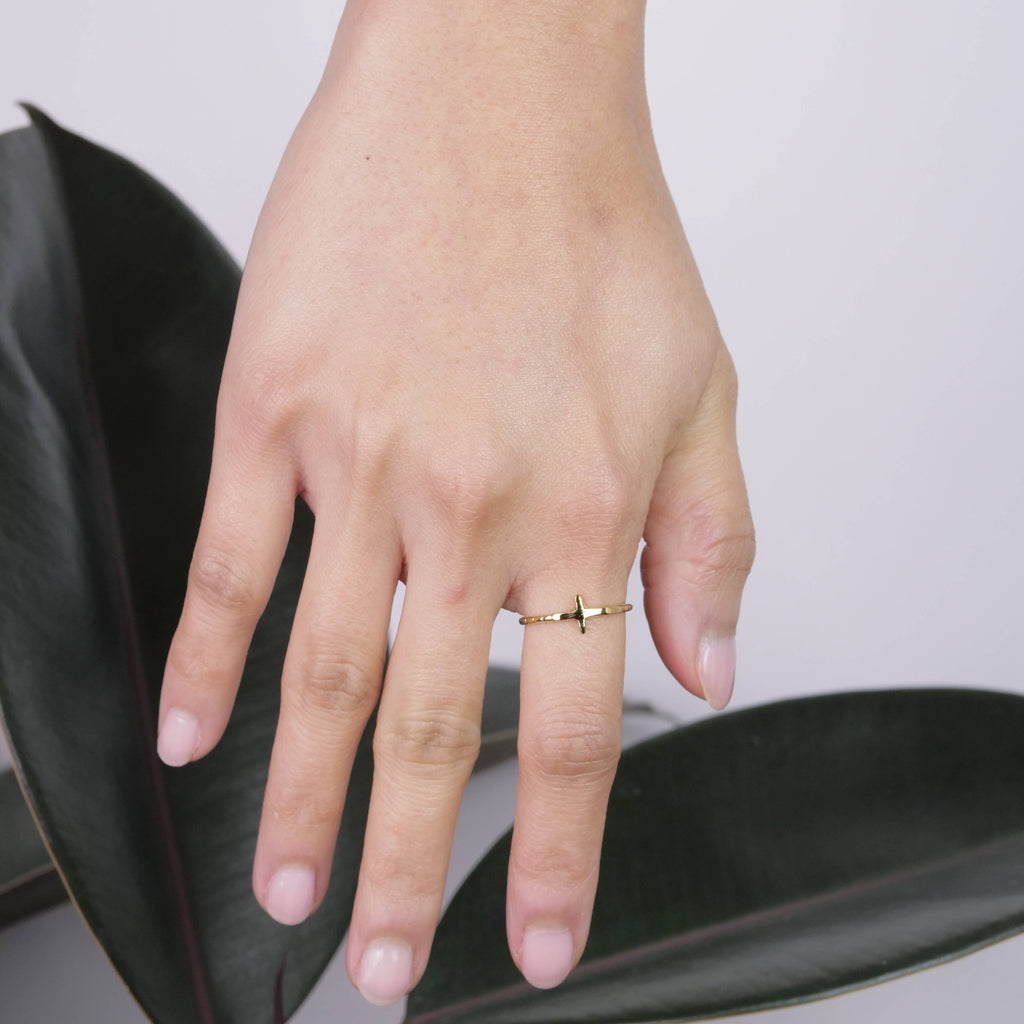 Tiny Cross Ring
