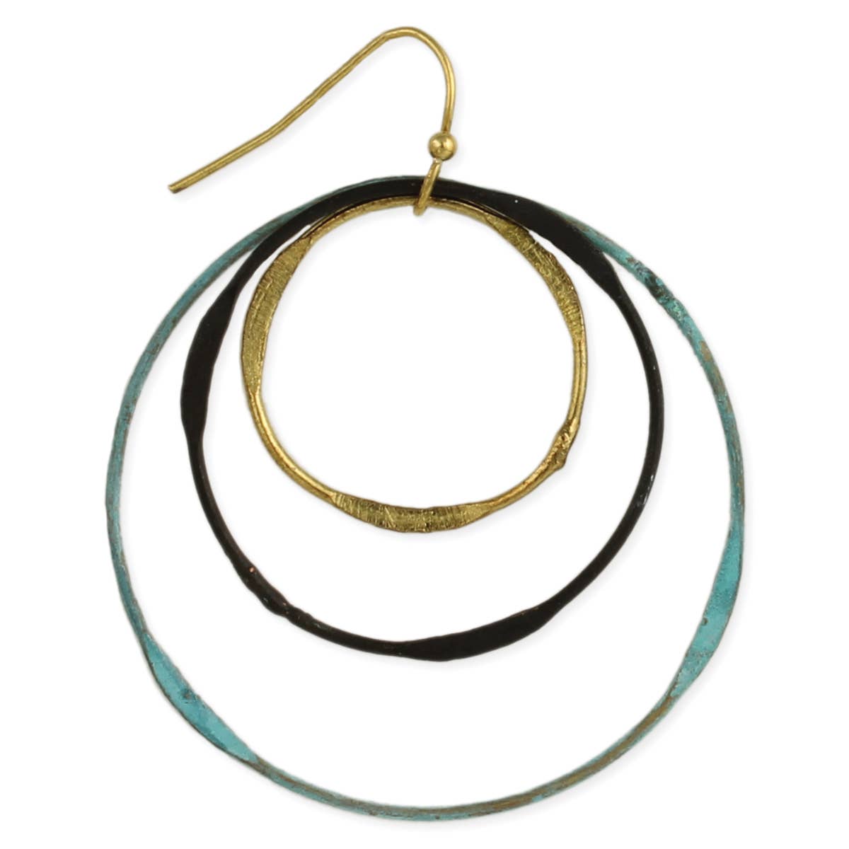 Patina Circle Earrings