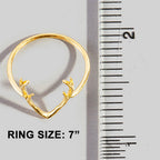 Antler Crown Ring