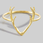 Antler Crown Ring