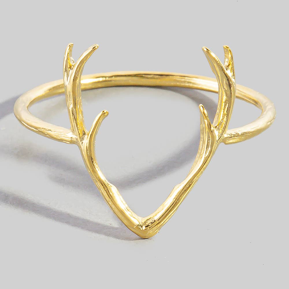 Antler Crown Ring