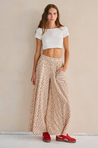 Stripe Wide Legs