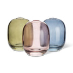 Medium Barrel Bud Vase-Dark Blue-4.5"H