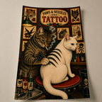 Paws | Needles Tattoo Print