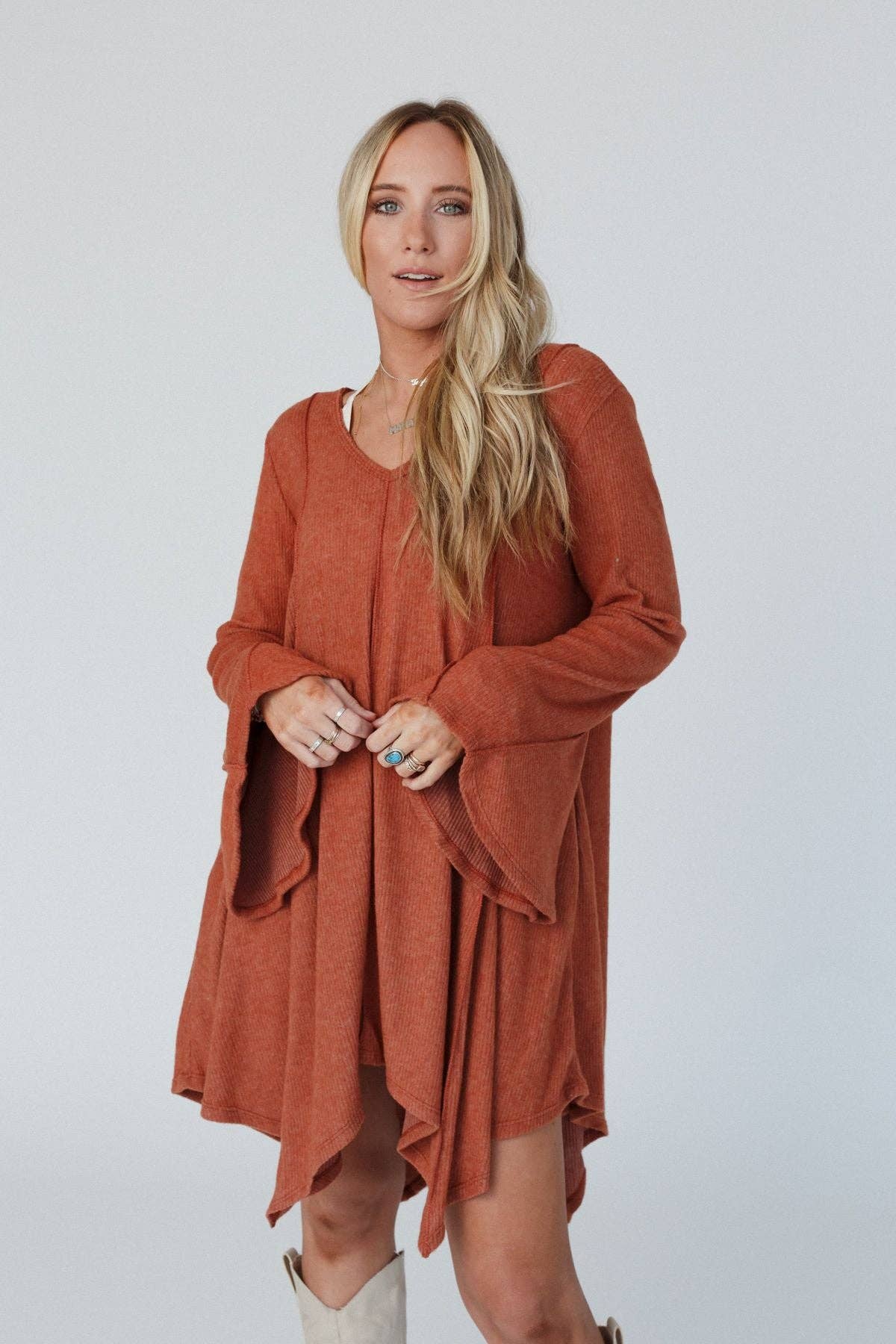 Bell Sleeve Dress