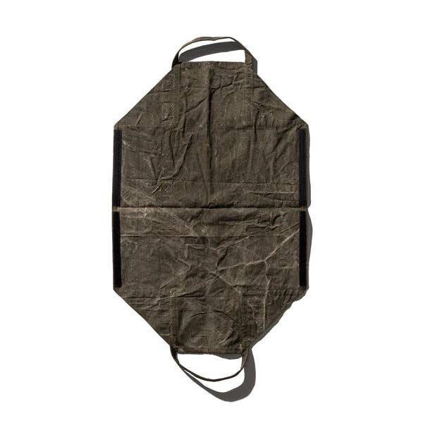 Upcycled Tent Firewood Carrier