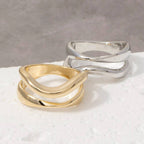 Warped Metallic Ring