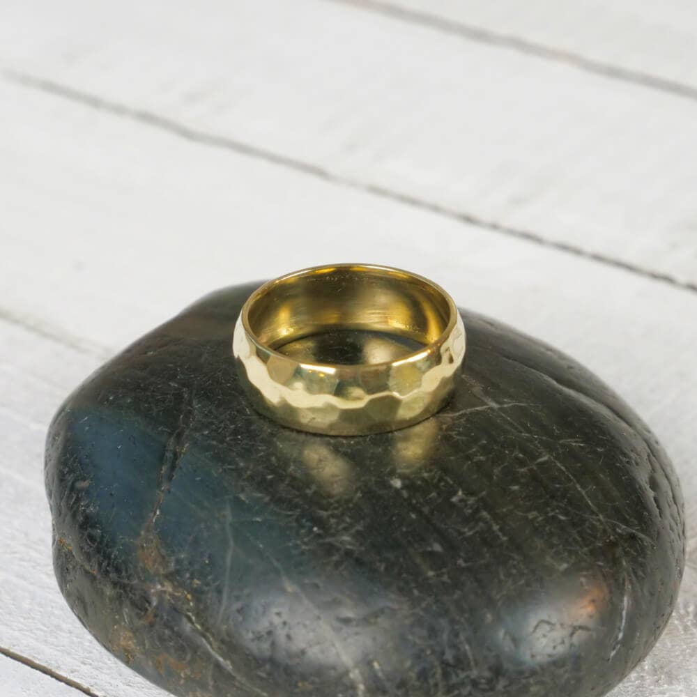 Hammered Band Ring