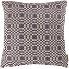 Navy Checkered Pillow